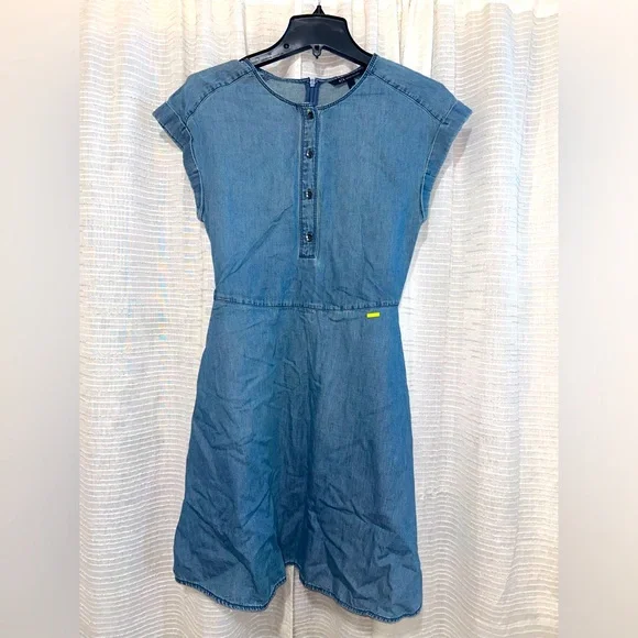 armani exchange blue dress Armani Exchange